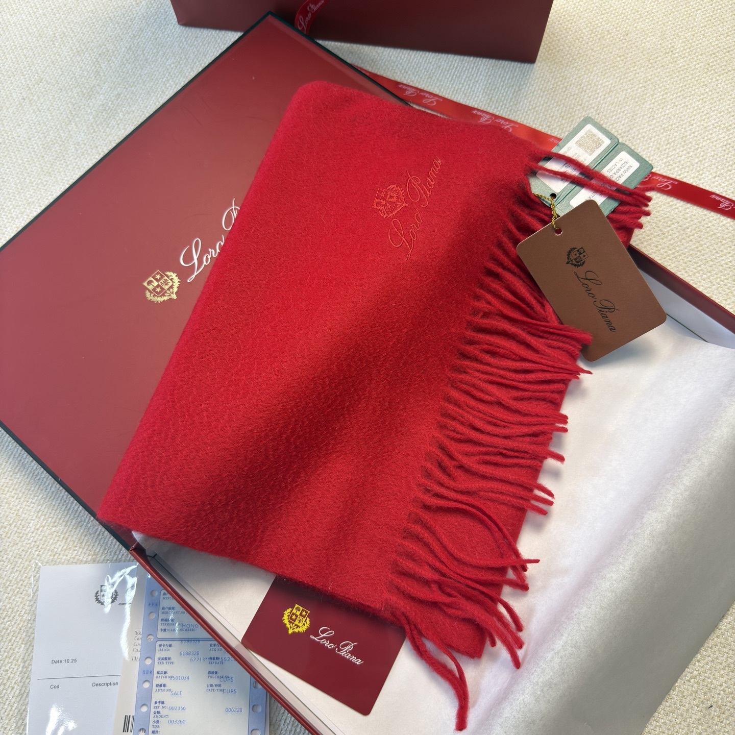 🆕Loro Piana · 诺悠翩雅秋冬新品❗️超级夯货 重磅来袭❗️【极品山羊绒小围巾】送人自留都太高