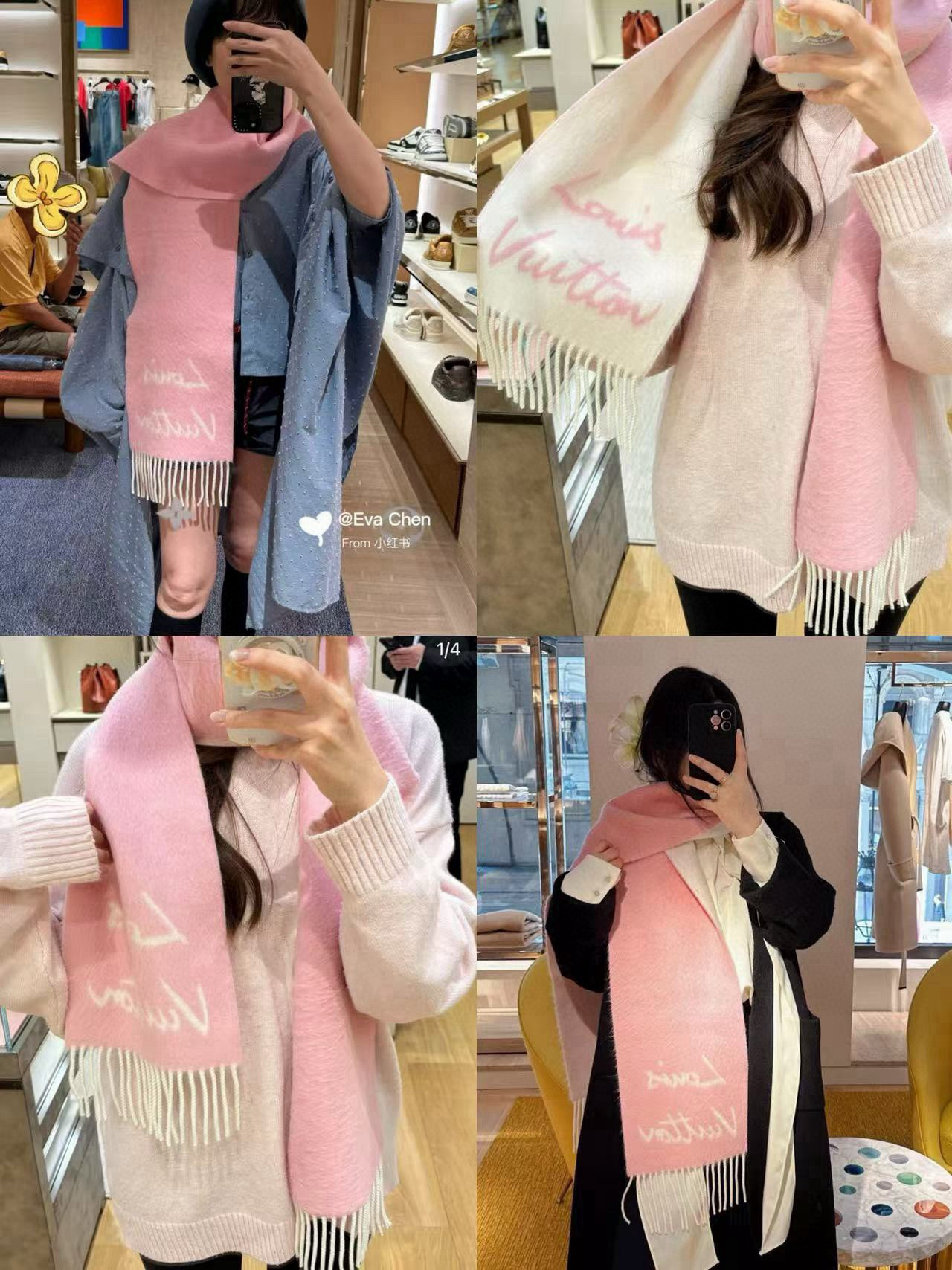 🆕大驴家24年最美的围巾没有之一，独家首发，Fluffygram 围巾取材羊驼毛和绵羊毛混纺，以拉绒处理