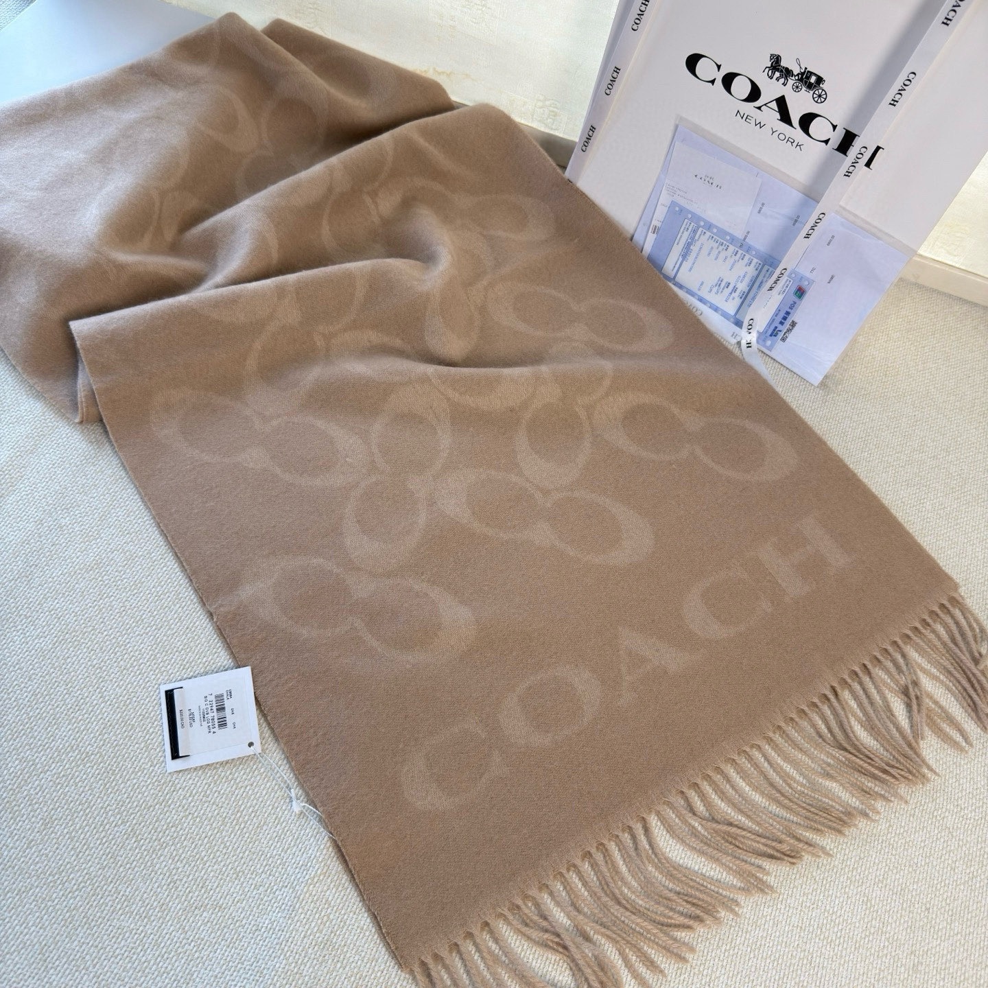 🆕【COCAH · 蔻驰经典斜纹字母】专柜都在抢货的节奏❗️【高端原版尾单全套辅料齐全】Coach经典斜