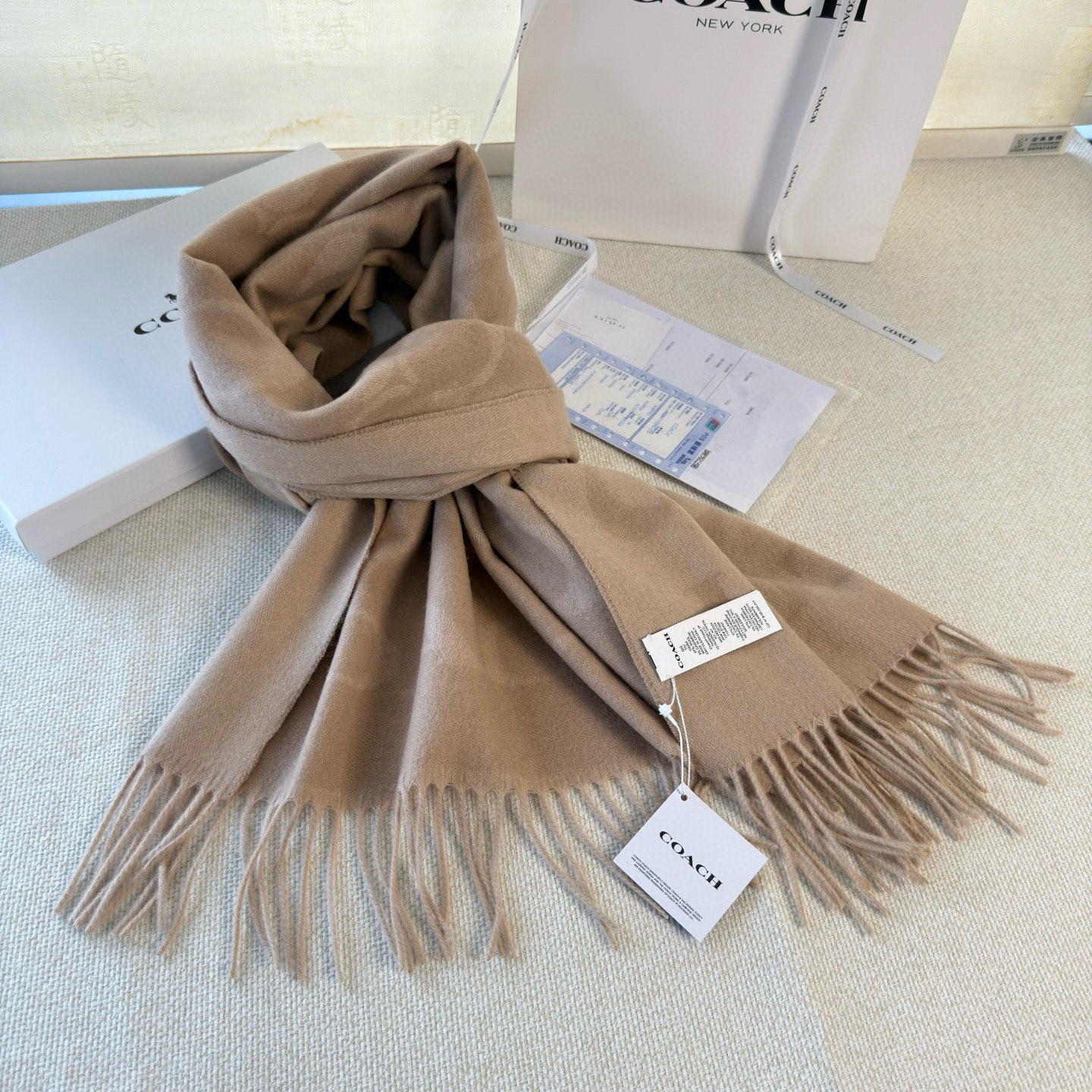 🆕【COCAH · 蔻驰经典斜纹字母】专柜都在抢货的节奏❗️【高端原版尾单全套辅料齐全】Coach经典斜