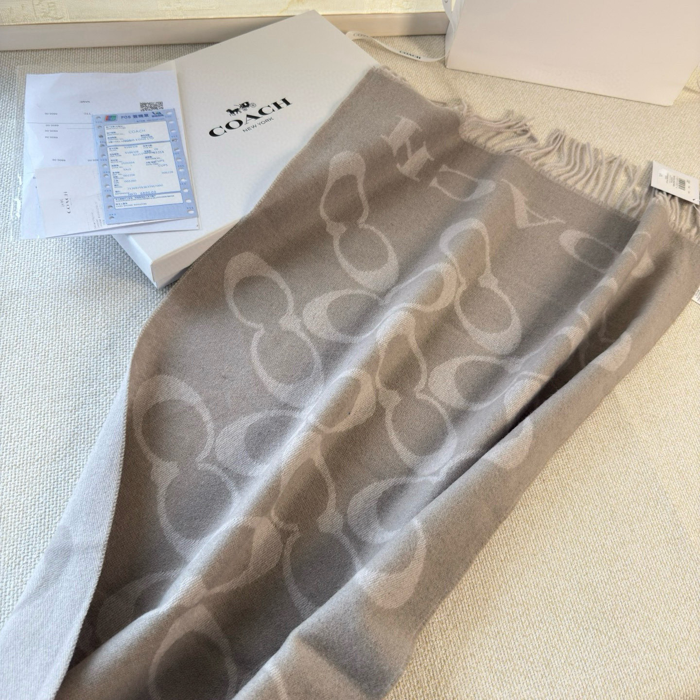 🆕【COCAH · 蔻驰经典斜纹字母】专柜都在抢货的节奏❗️【高端原版尾单全套辅料齐全】Coach经典斜