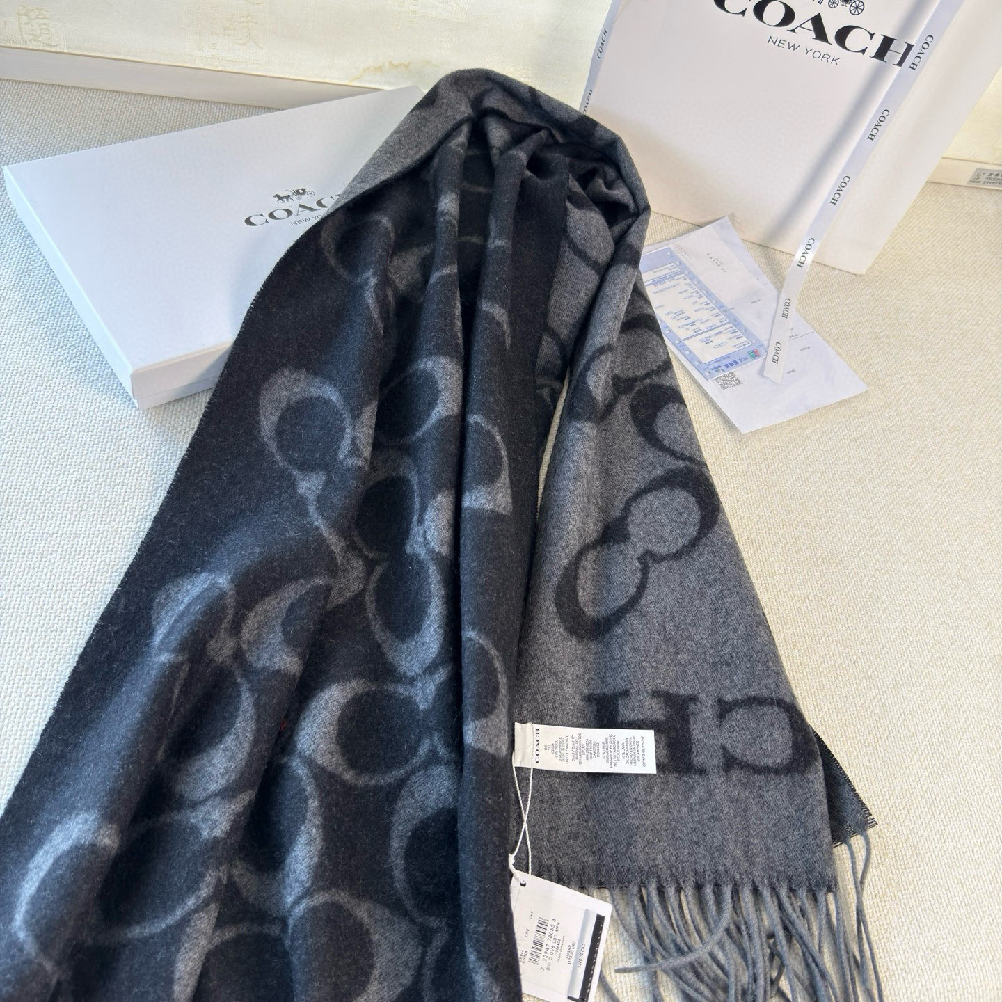 🆕【COCAH · 蔻驰经典斜纹字母】专柜都在抢货的节奏❗️【高端原版尾单全套辅料齐全】Coach经典斜