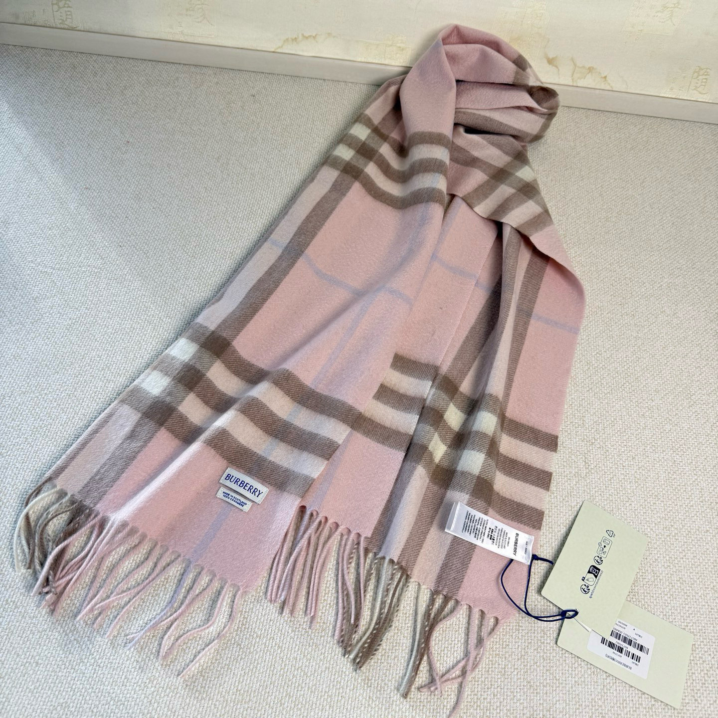 🆕【纯羊绒芯片版】Burberry · 巴宝莉经典万年格子❗️老款新作，最新官网全套辅料❗️HK🇭🇰外贸