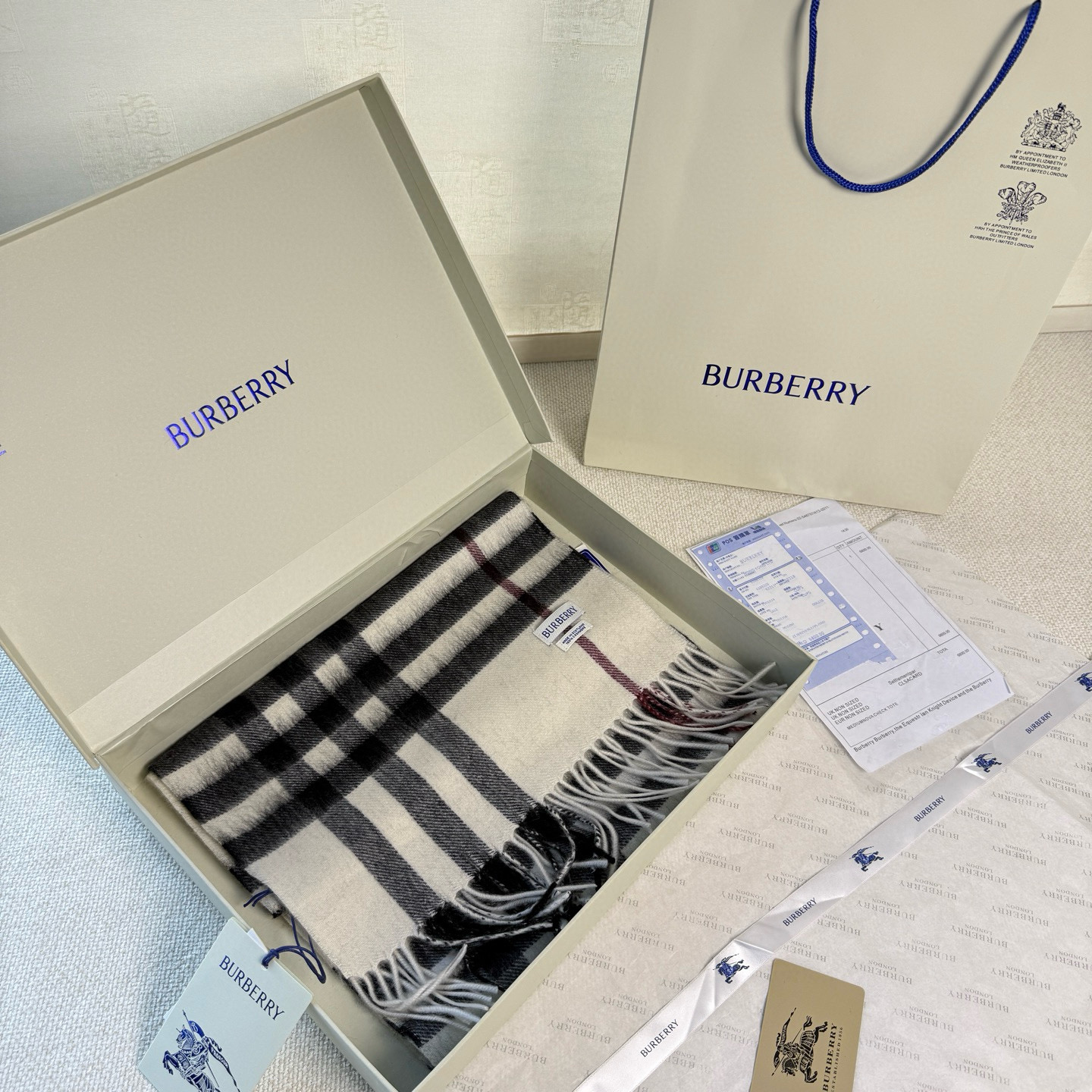 🆕【纯羊绒芯片版】Burberry · 巴宝莉经典万年格子❗️老款新作，最新官网全套辅料❗️HK🇭🇰外贸