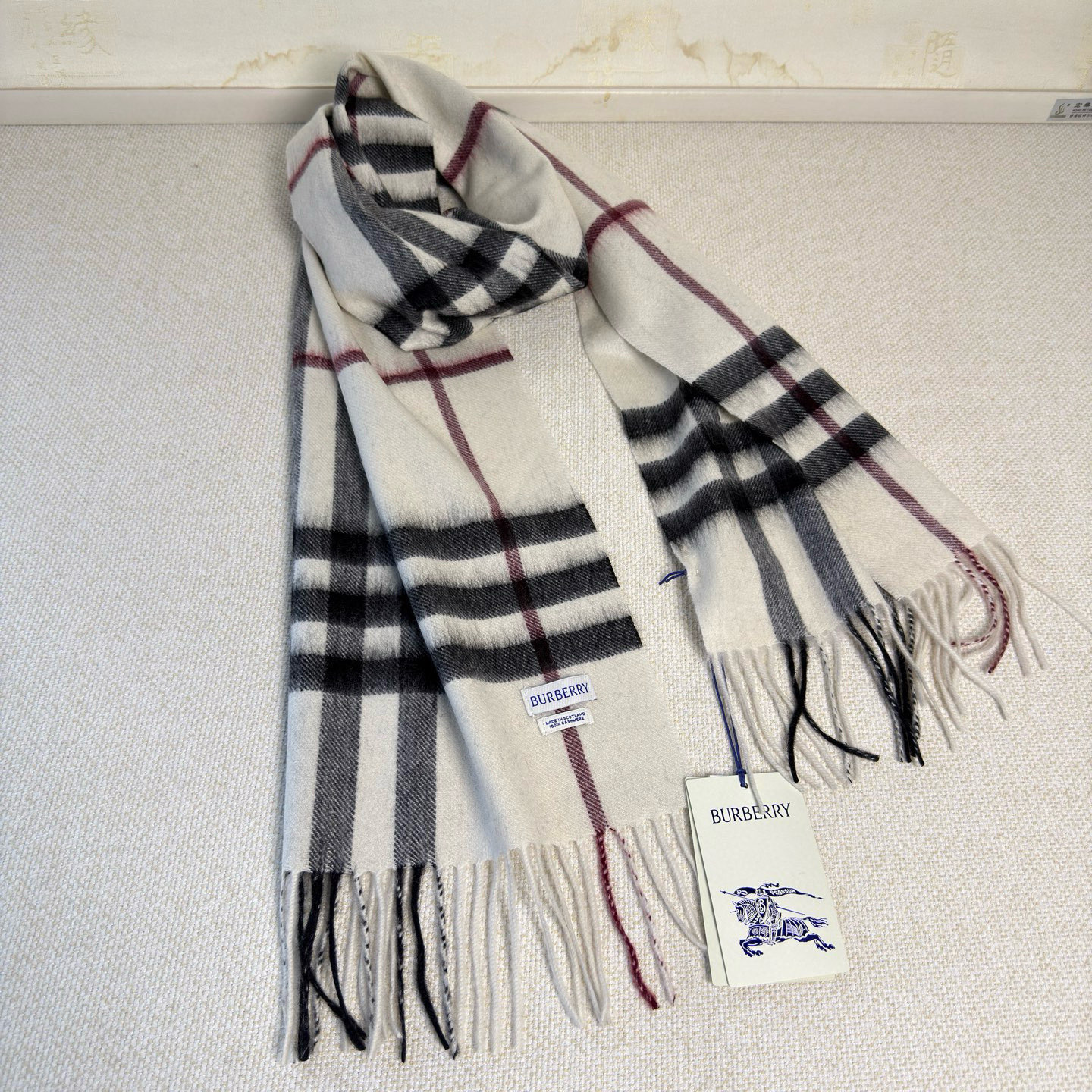 🆕【纯羊绒芯片版】Burberry · 巴宝莉经典万年格子❗️老款新作，最新官网全套辅料❗️HK🇭🇰外贸