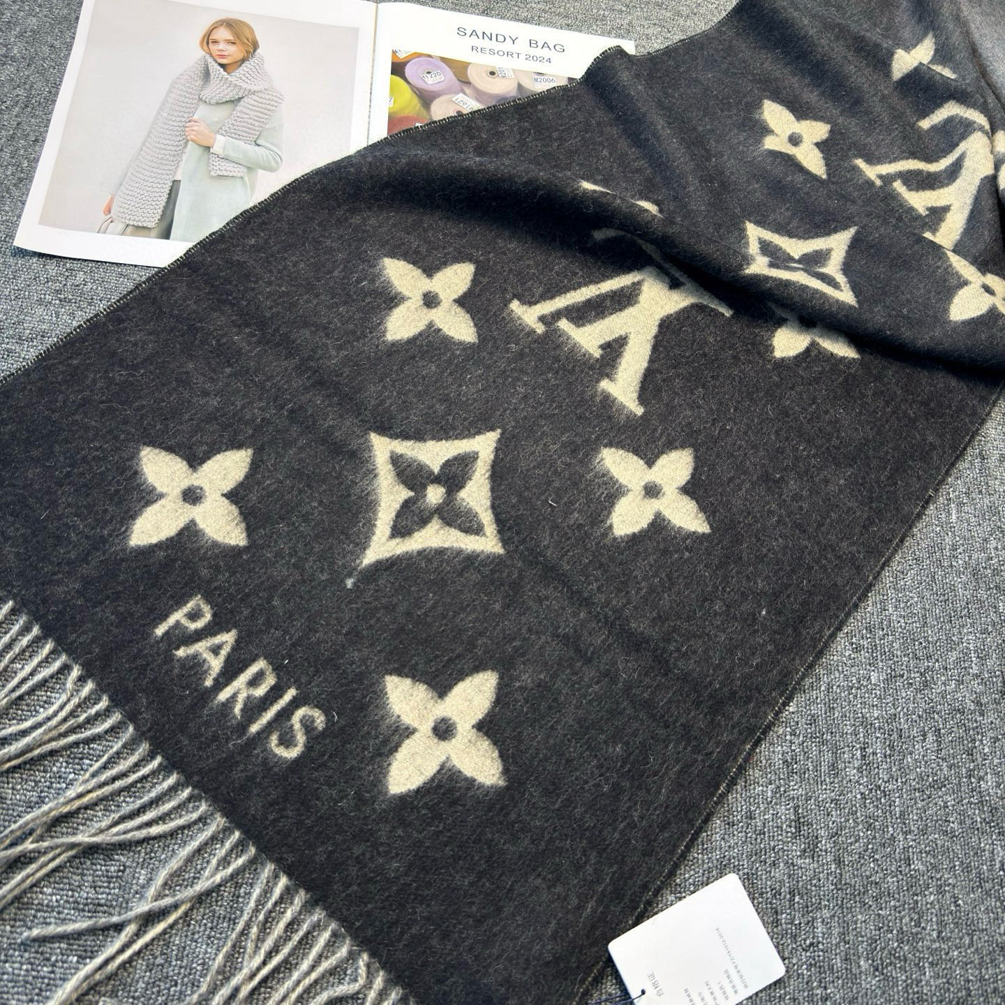 🆕【M70868】Louis Vuitton · REYKJAVIK GRADIENT渐变羊绒围巾❗️【