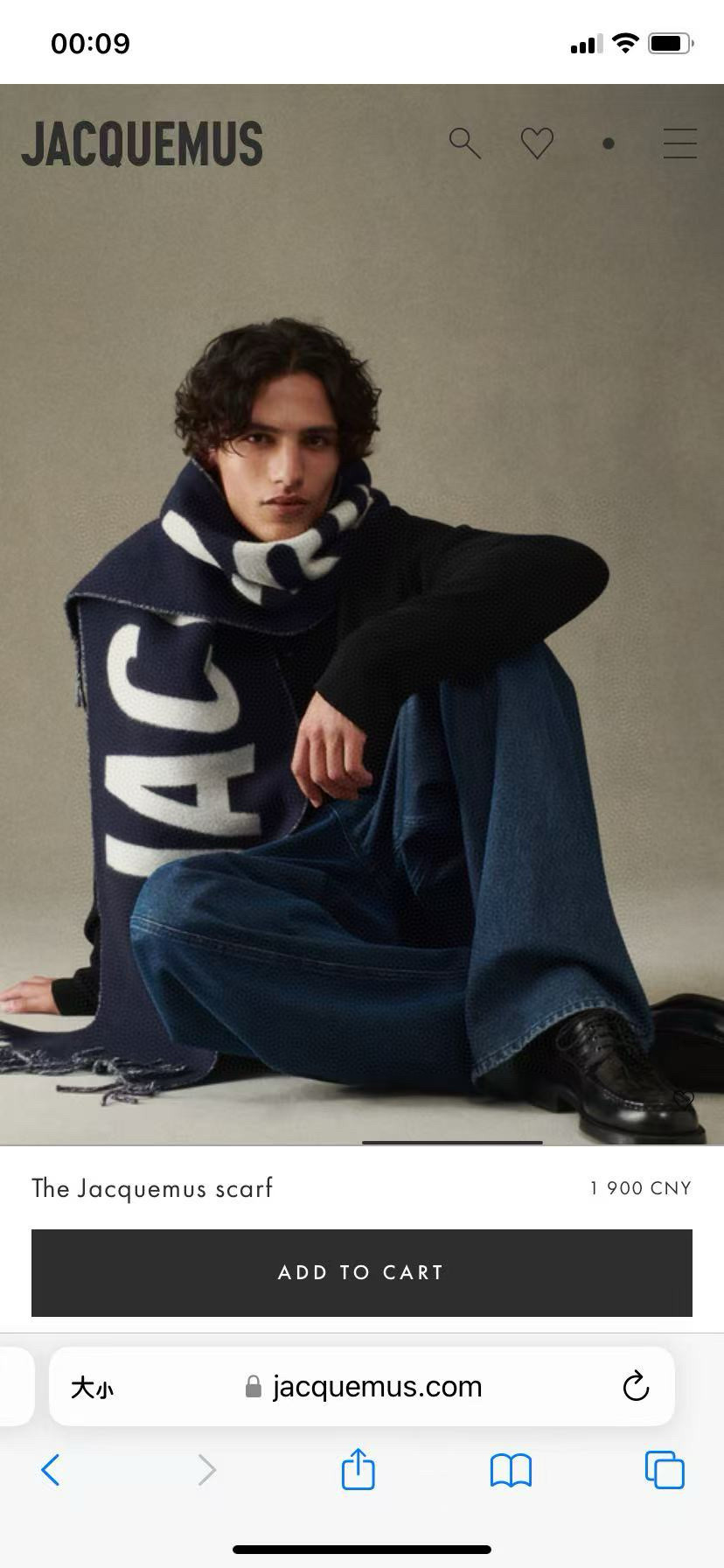 🆕JACQUEMUS双面围巾❗今年真的被疯狂种草 今年冬天就非宠这条 好看的要疯掉了，太有型太有魅力了❗