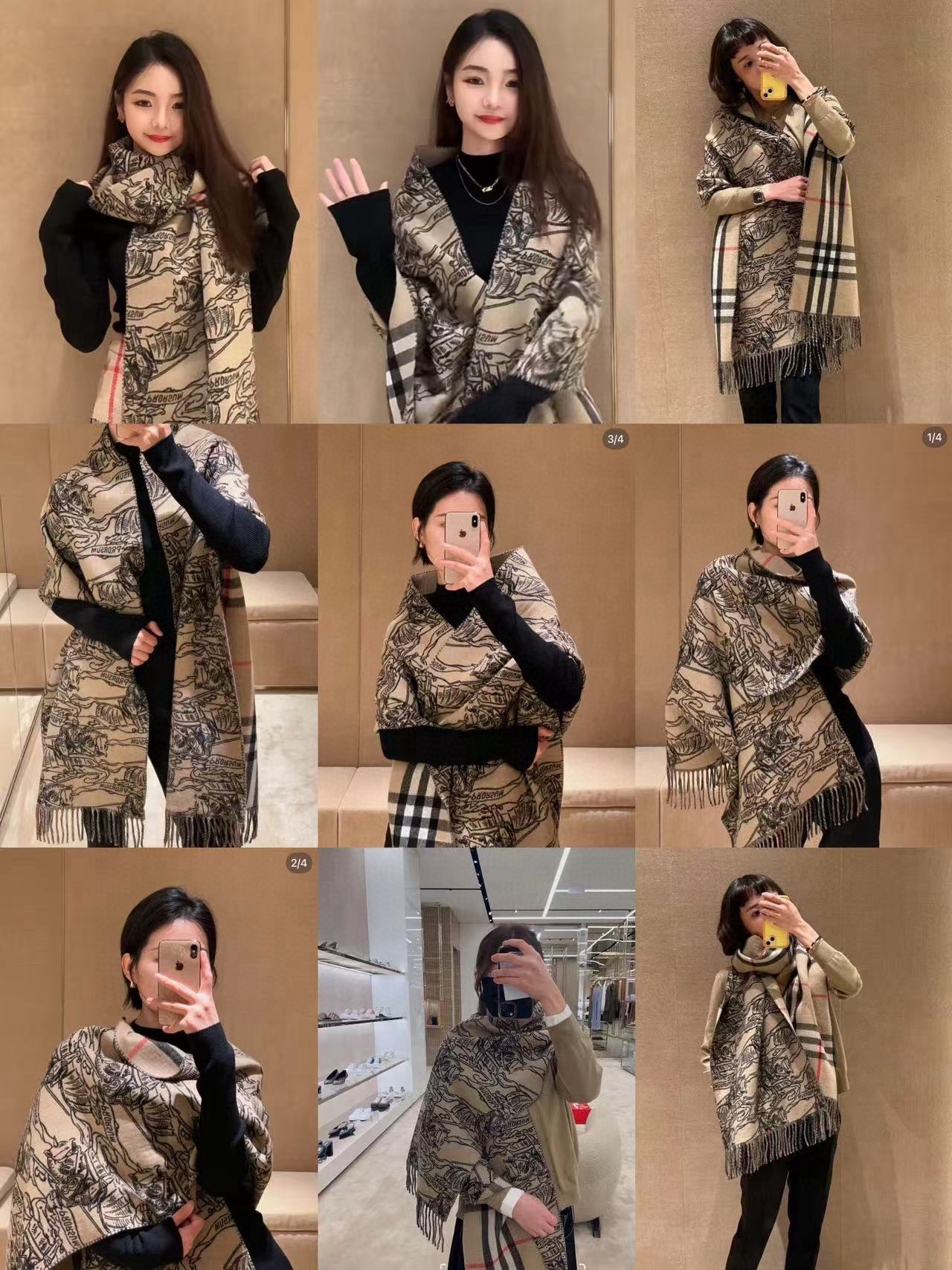 NO:581251,High-end chip version Bur equestrian knight double-sided shawl, all kinds of good-looking, known as Burberry's most beautiful style this year, the most classic jacquard equestrian horse logo classic stone plaid shawl, refined scarf, made of jacquard worsted cashmere fabric, decorated with brand large plaid and equestrian knight design, highlighting Burberry style. Size 210 cmx50cm, cashmere rectangular high version scarf with tassels on both ends, high version scarf, burberry, shawls19860909高端芯片版Bur马术骑士双面披肩,各种好看,被誉为Burberry今年最美的款,最经典的提花马术战马徽标经典石色格纹披肩,精制围巾,选用提花精纺羊绒面料制成,装饰品牌大号格纹和马术骑士设计,彰显博柏利风范. 规格210 cmx50cm, 羊绒长方形 两端流苏高版本围巾,高版本围巾,burberry,shawls,scarf