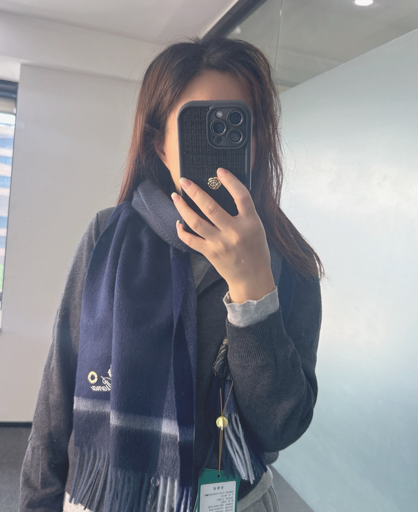 🆕Loro Piana · 诺悠翩雅秋冬新品❗️【极品山羊绒水波纹格纹围巾】送人自留都太高大上了😍重磅上