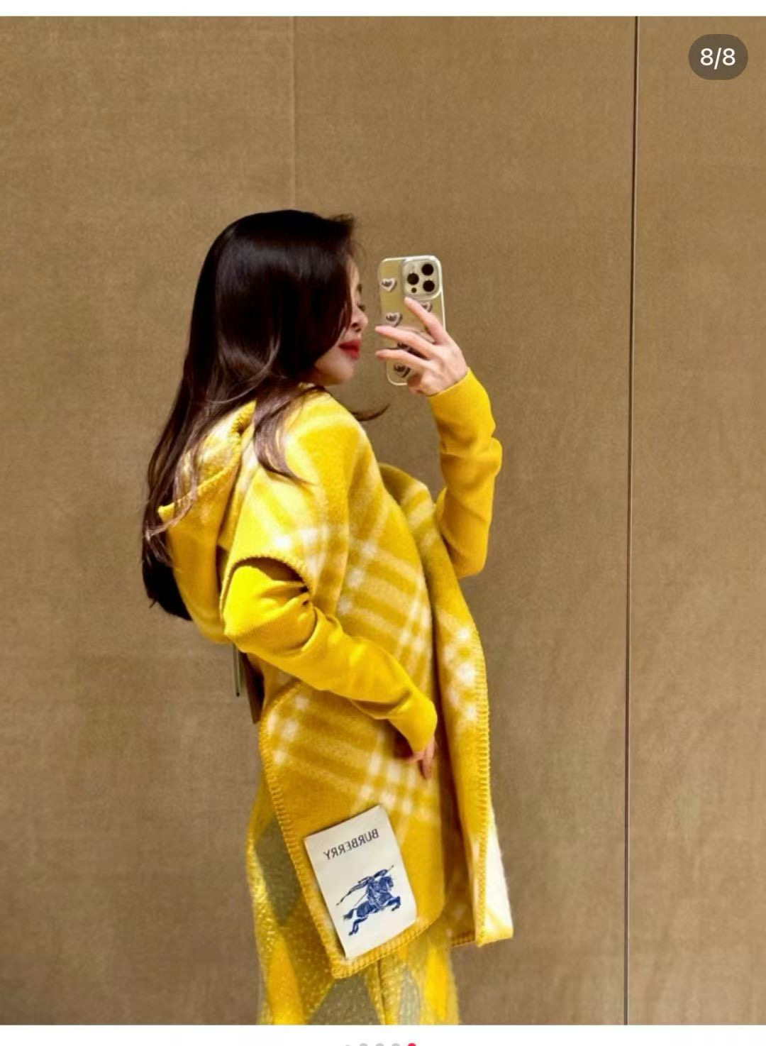 【带别针➕10】🆕Burberry家最新款专属标识连帽小披肩，围巾披肩两用，绝对市面最牛的货，真材实料的