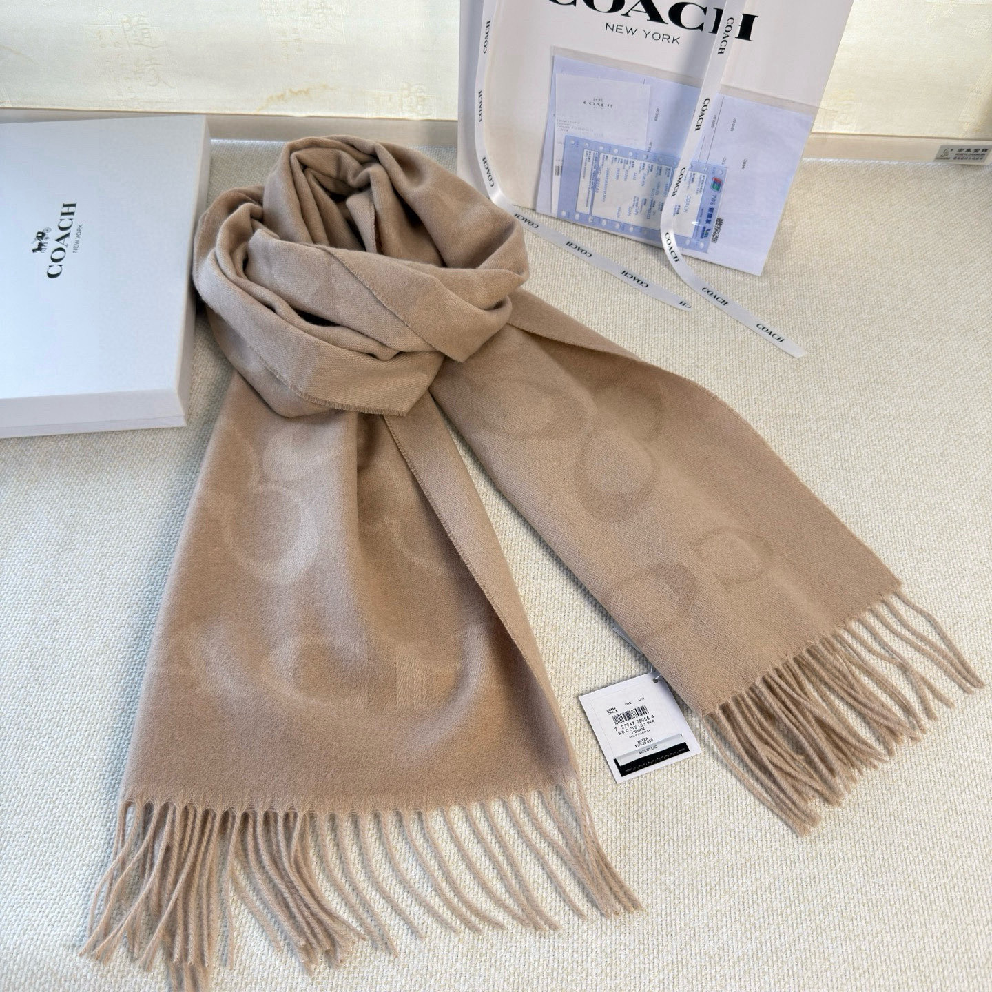 🆕【COCAH · 蔻驰经典斜纹字母】专柜都在抢货的节奏❗️【高端原版尾单全套辅料齐全】Coach经典斜