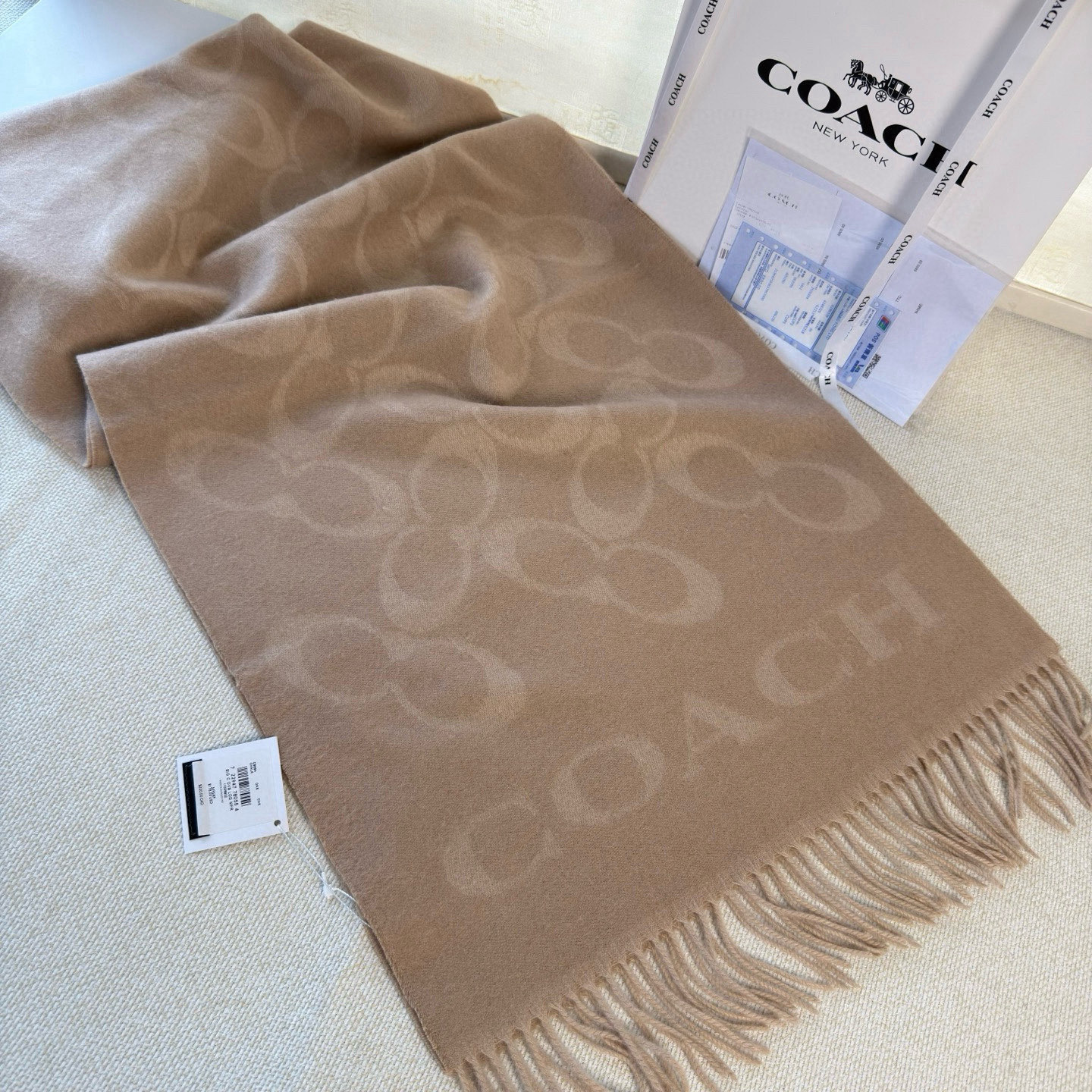 🆕【COCAH · 蔻驰经典斜纹字母】专柜都在抢货的节奏❗️【高端原版尾单全套辅料齐全】Coach经典斜