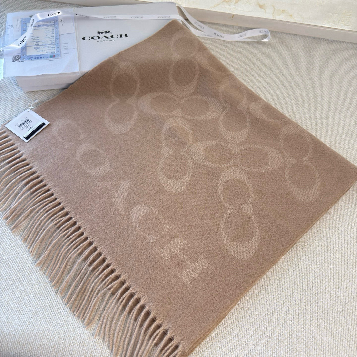 🆕【COCAH · 蔻驰经典斜纹字母】专柜都在抢货的节奏❗️【高端原版尾单全套辅料齐全】Coach经典斜