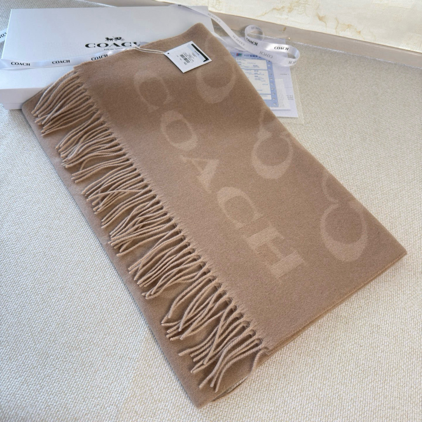 🆕【COCAH · 蔻驰经典斜纹字母】专柜都在抢货的节奏❗️【高端原版尾单全套辅料齐全】Coach经典斜