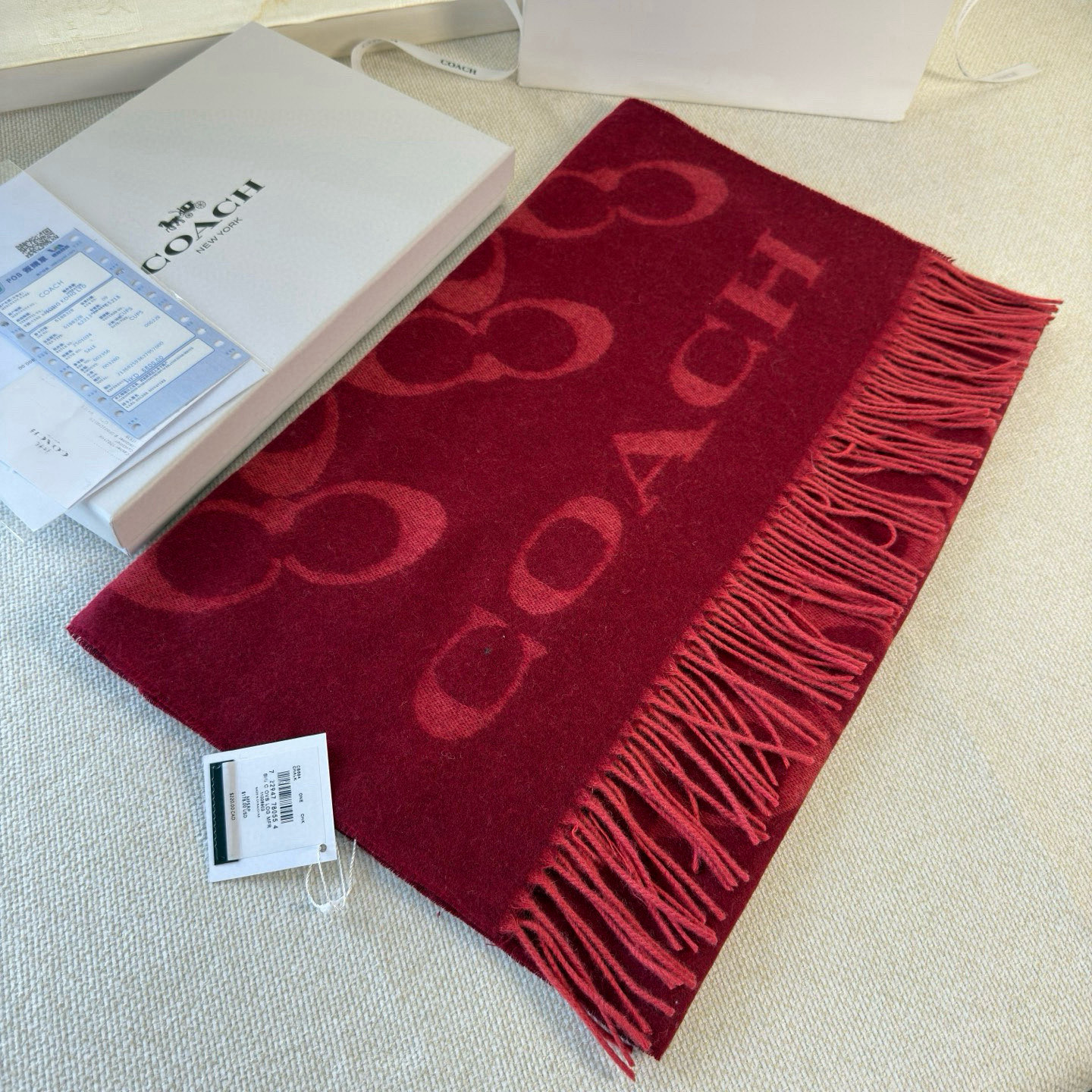 🆕【COCAH · 蔻驰经典斜纹字母】专柜都在抢货的节奏❗️【高端原版尾单全套辅料齐全】Coach经典斜
