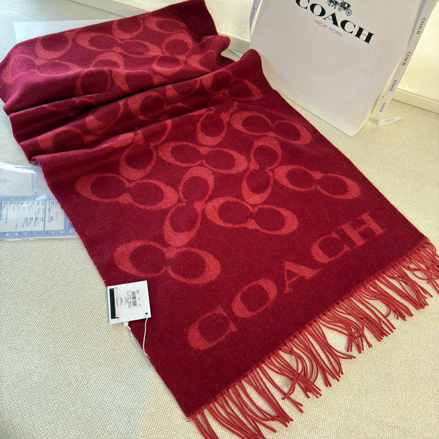 🆕【COCAH · 蔻驰经典斜纹字母】专柜都在抢货的节奏❗️【高端原版尾单全套辅料齐全】Coach经典斜