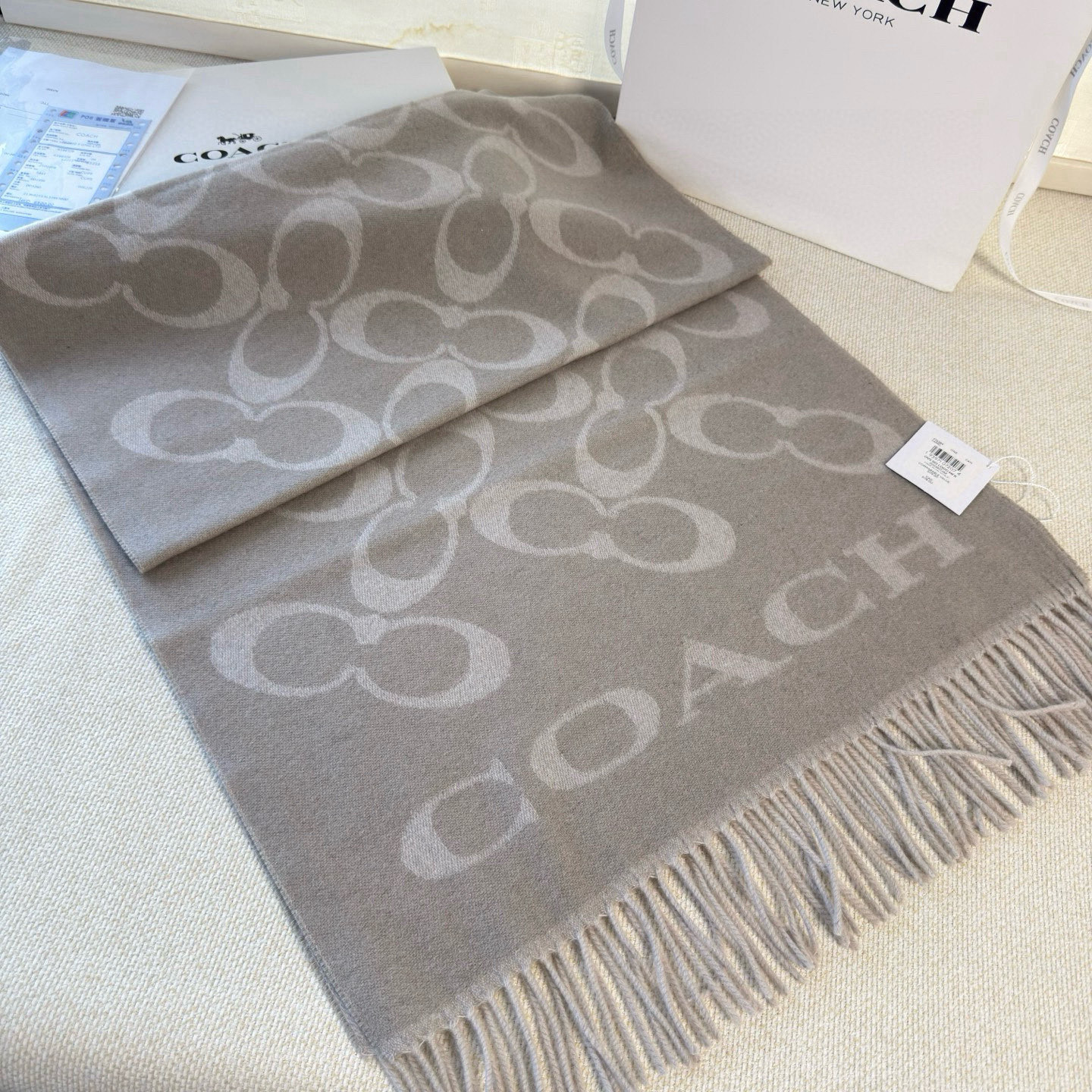 🆕【COCAH · 蔻驰经典斜纹字母】专柜都在抢货的节奏❗️【高端原版尾单全套辅料齐全】Coach经典斜