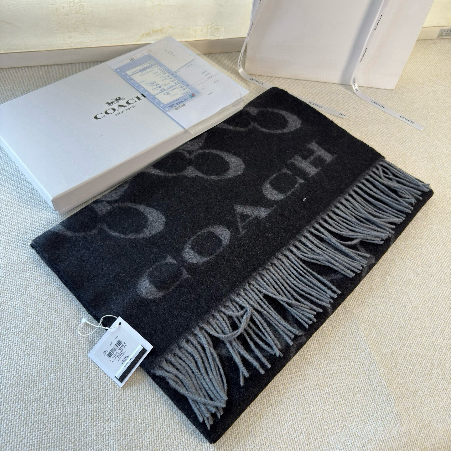 🆕【COCAH · 蔻驰经典斜纹字母】专柜都在抢货的节奏❗️【高端原版尾单全套辅料齐全】Coach经典斜