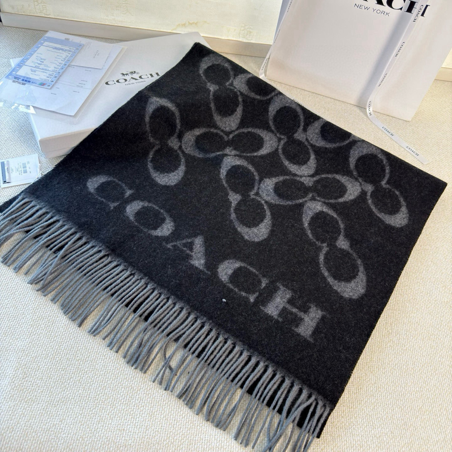 🆕【COCAH · 蔻驰经典斜纹字母】专柜都在抢货的节奏❗️【高端原版尾单全套辅料齐全】Coach经典斜