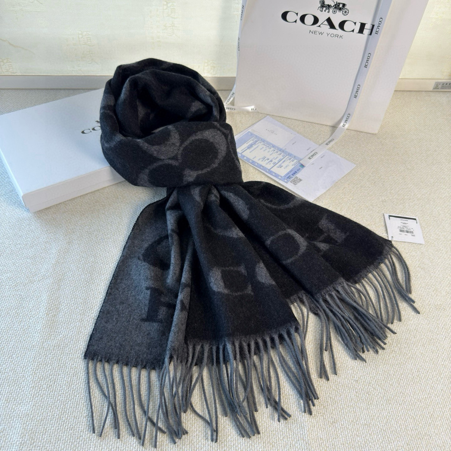 🆕【COCAH · 蔻驰经典斜纹字母】专柜都在抢货的节奏❗️【高端原版尾单全套辅料齐全】Coach经典斜