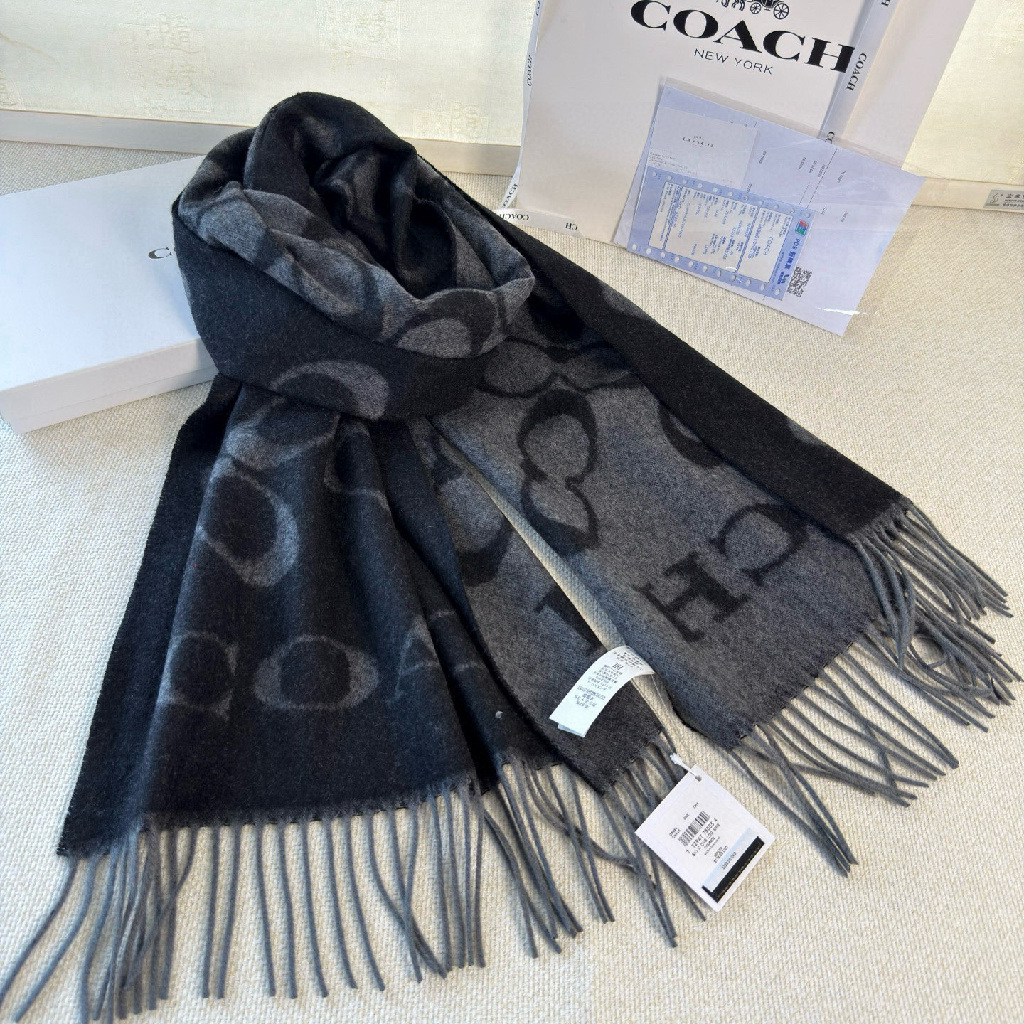 🆕【COCAH · 蔻驰经典斜纹字母】专柜都在抢货的节奏❗️【高端原版尾单全套辅料齐全】Coach经典斜