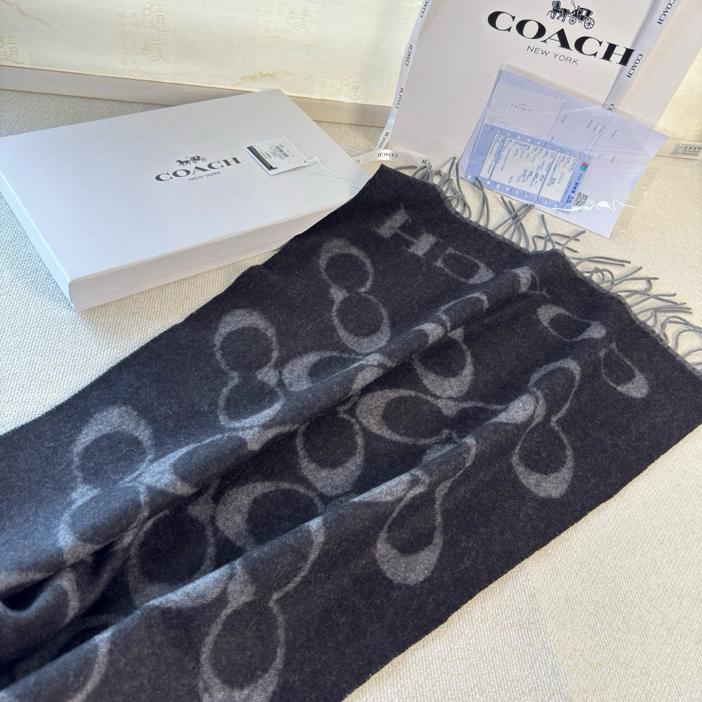 🆕【COCAH · 蔻驰经典斜纹字母】专柜都在抢货的节奏❗️【高端原版尾单全套辅料齐全】Coach经典斜