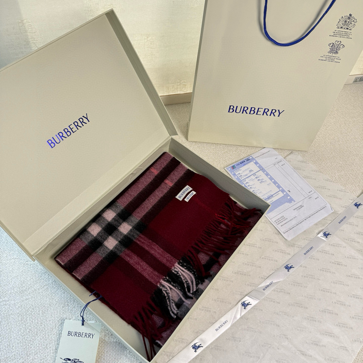 🆕【纯羊绒芯片版】Burberry · 巴宝莉经典万年格子❗️老款新作，最新官网全套辅料❗️HK🇭🇰外贸