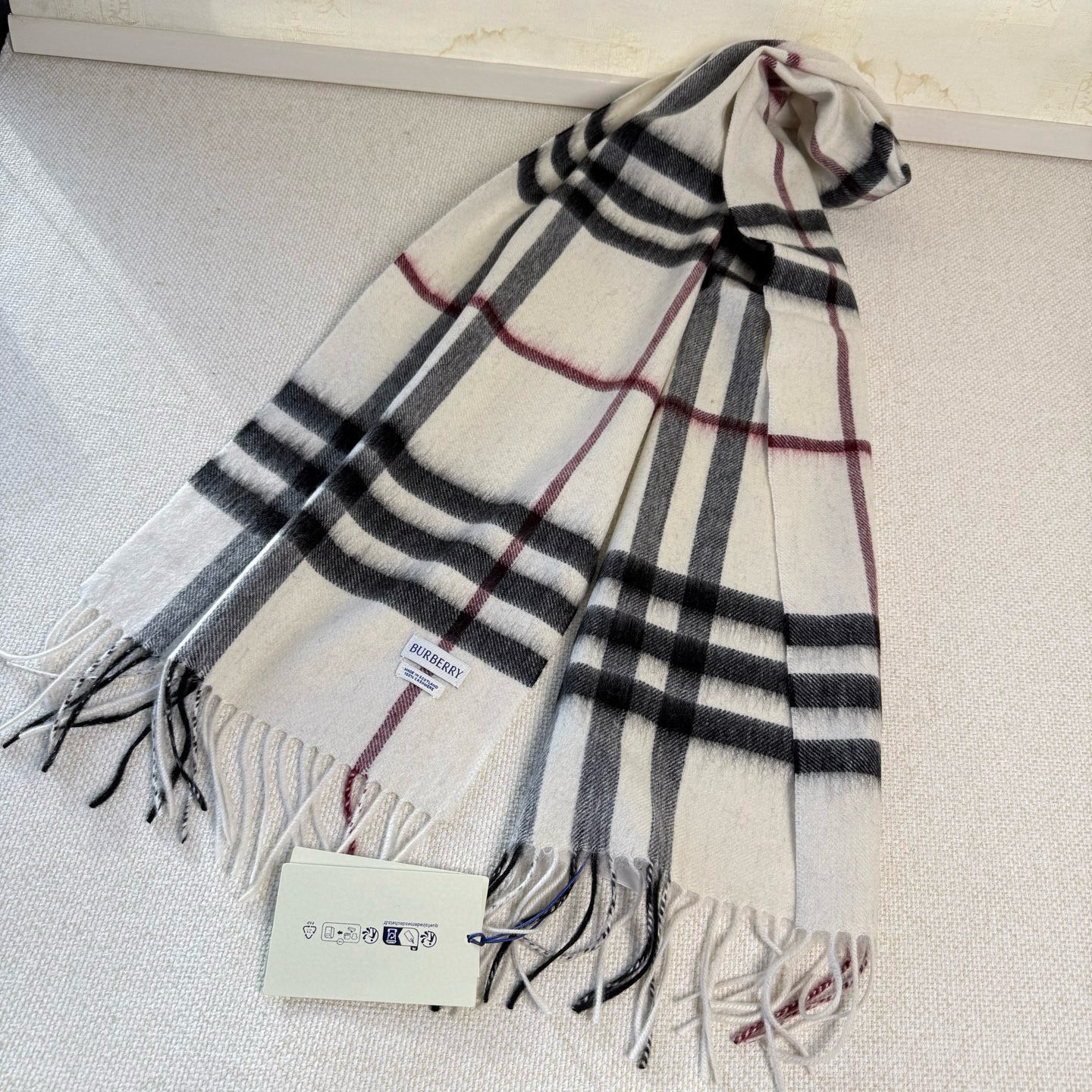 🆕【纯羊绒芯片版】Burberry · 巴宝莉经典万年格子❗️老款新作，最新官网全套辅料❗️HK🇭🇰外贸