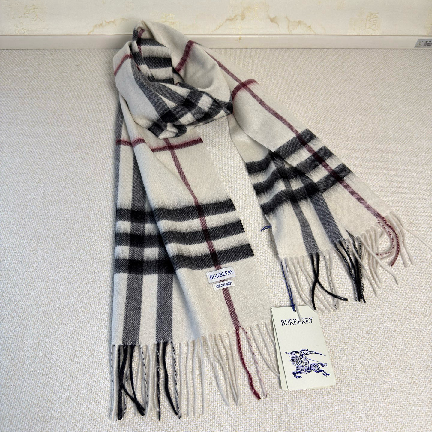 🆕【纯羊绒芯片版】Burberry · 巴宝莉经典万年格子❗️老款新作，最新官网全套辅料❗️HK🇭🇰外贸