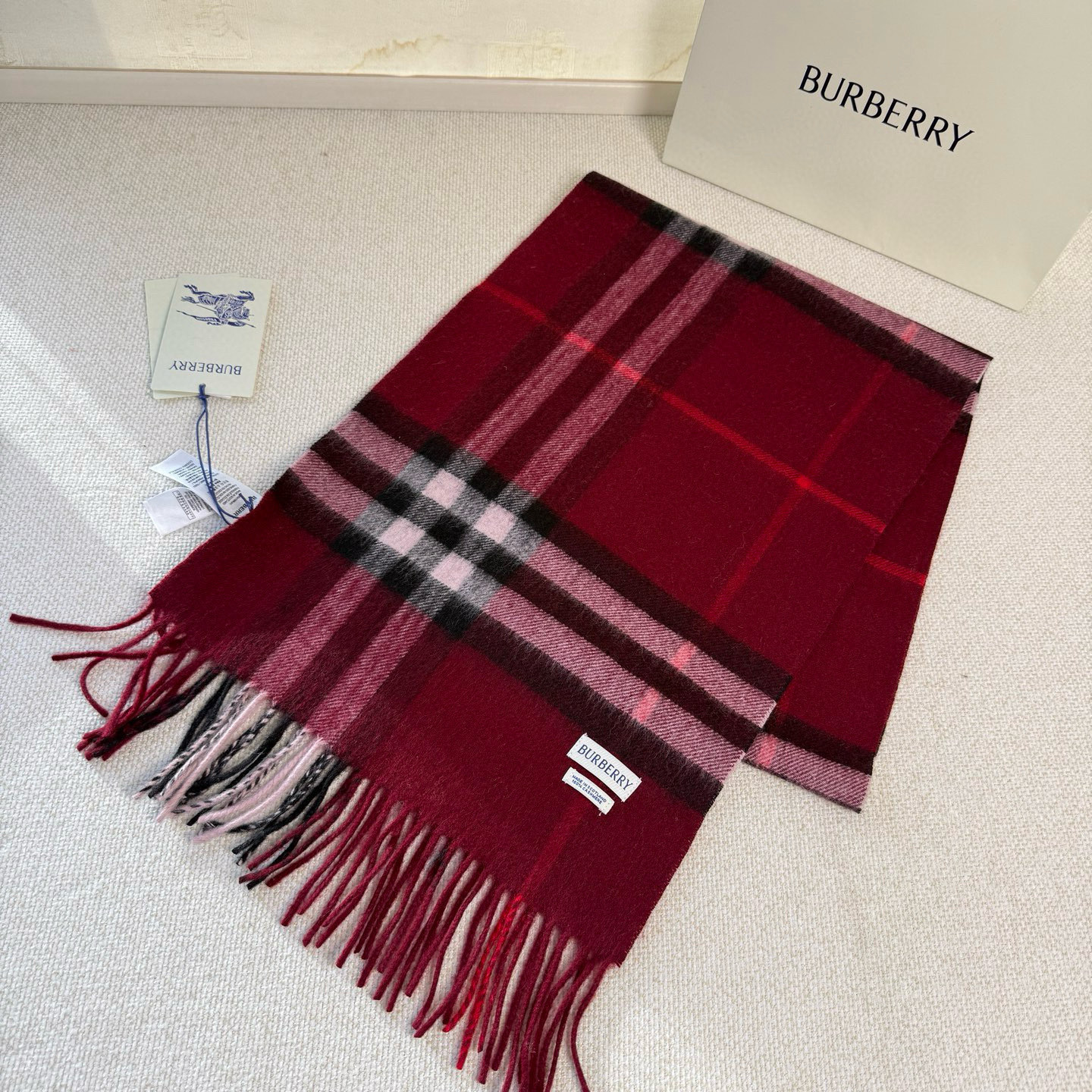 🆕【纯羊绒芯片版】Burberry · 巴宝莉经典万年格子❗️老款新作，最新官网全套辅料❗️HK🇭🇰外贸