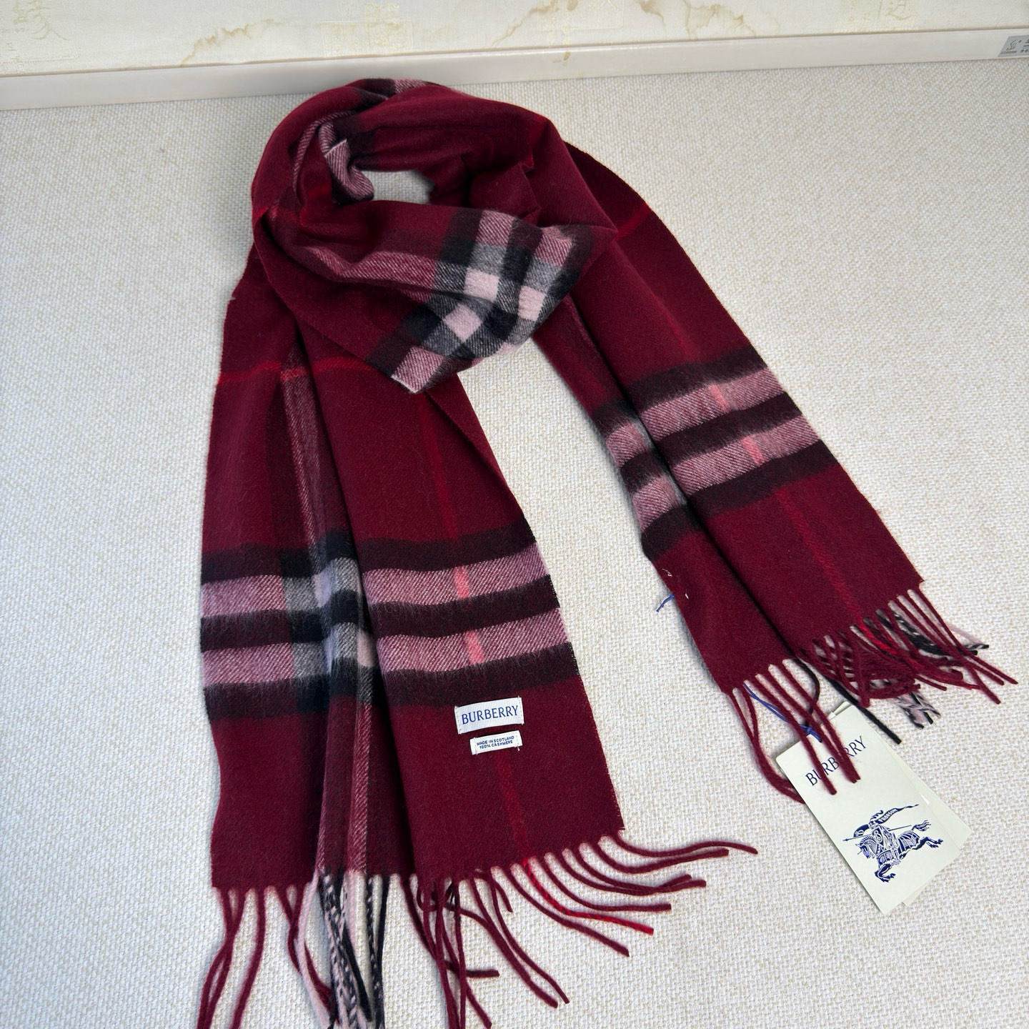 🆕【纯羊绒芯片版】Burberry · 巴宝莉经典万年格子❗️老款新作，最新官网全套辅料❗️HK🇭🇰外贸
