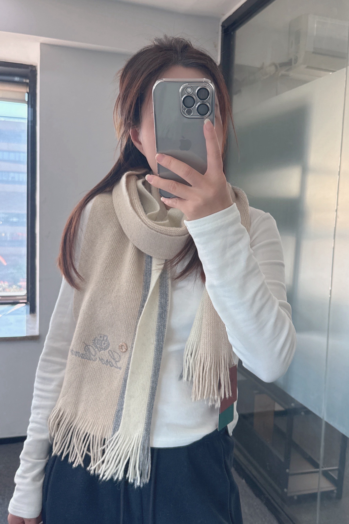 Loro Piana Piana · 诺悠翩雅秋冬新品羊绒针织围巾 出口尾单 客供 纱线 这款织法比较难