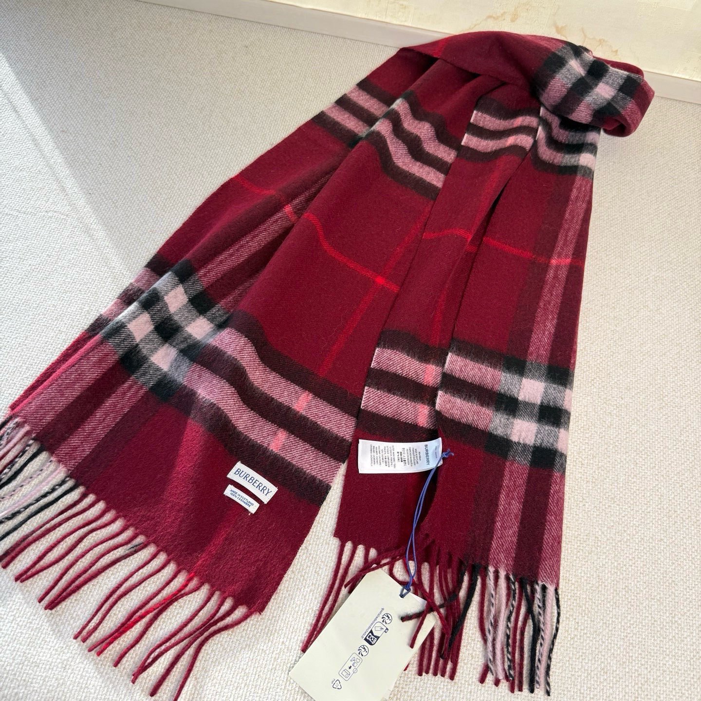 🆕【纯羊绒芯片版】Burberry · 巴宝莉经典万年格子❗️老款新作，最新官网全套辅料❗️HK🇭🇰外贸