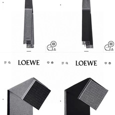 🆕LOEWE双面围巾,中克重双面羊毛和羊绒混纺围巾。 全覆盖提花 Anagram 流苏边缘 角落饰有 LOEWE 刺绣 🆕LOEWE双面围巾,中克重双面羊毛和羊绒混纺围巾。 全覆盖提花 Anagram 流苏边缘 角落饰有 LOEWE 刺绣