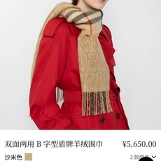 🆕Burberry · B字形盾牌❗️B家双面围巾❗好看的要疯掉了,太有型太有魅力了❗❗非常斯文时尚的秋冬单品!真的很喜 🆕Burberry · B字形盾牌❗️B家双面围巾❗好看的要疯掉了,太有型太有魅力了❗❗非常斯文时尚的秋冬单品!真的很喜