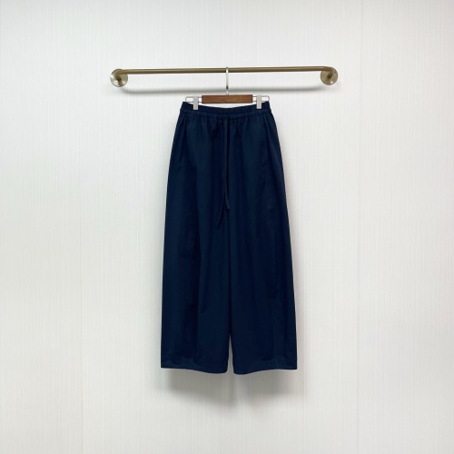 Arc Cropped Wide-Leg Cotton Pants - Summer Casual, Clean Fit Style 1 Arc Cropped Wide-Leg Cotton Pants - Summer Casual, Clean Fit Style