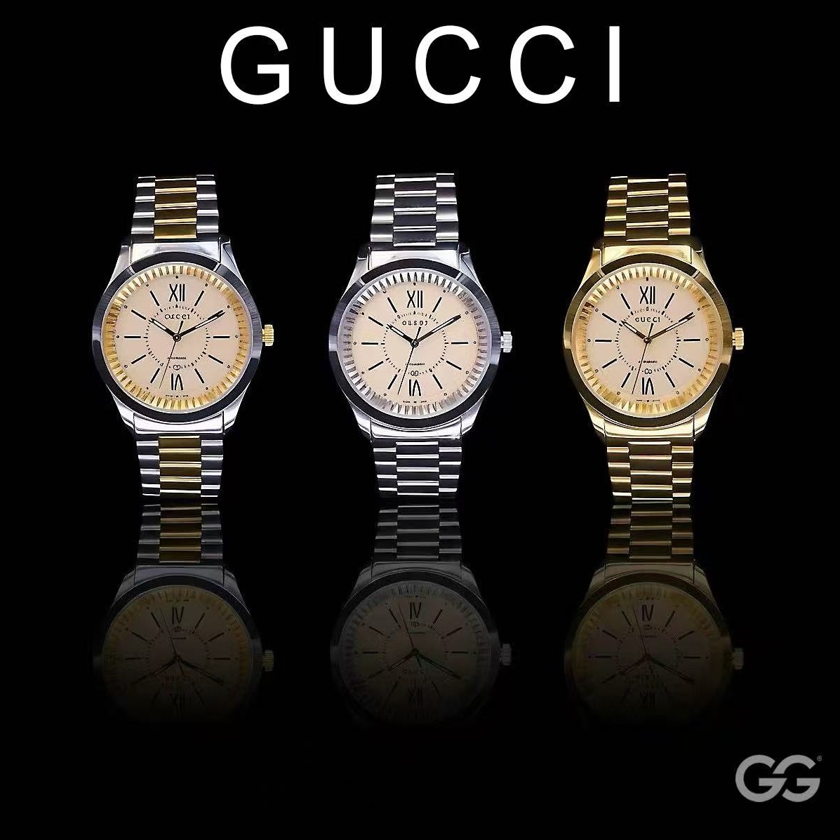 Gucci Classic Stainless Steel Wrist Watch for Men and Women, Luxury Watch