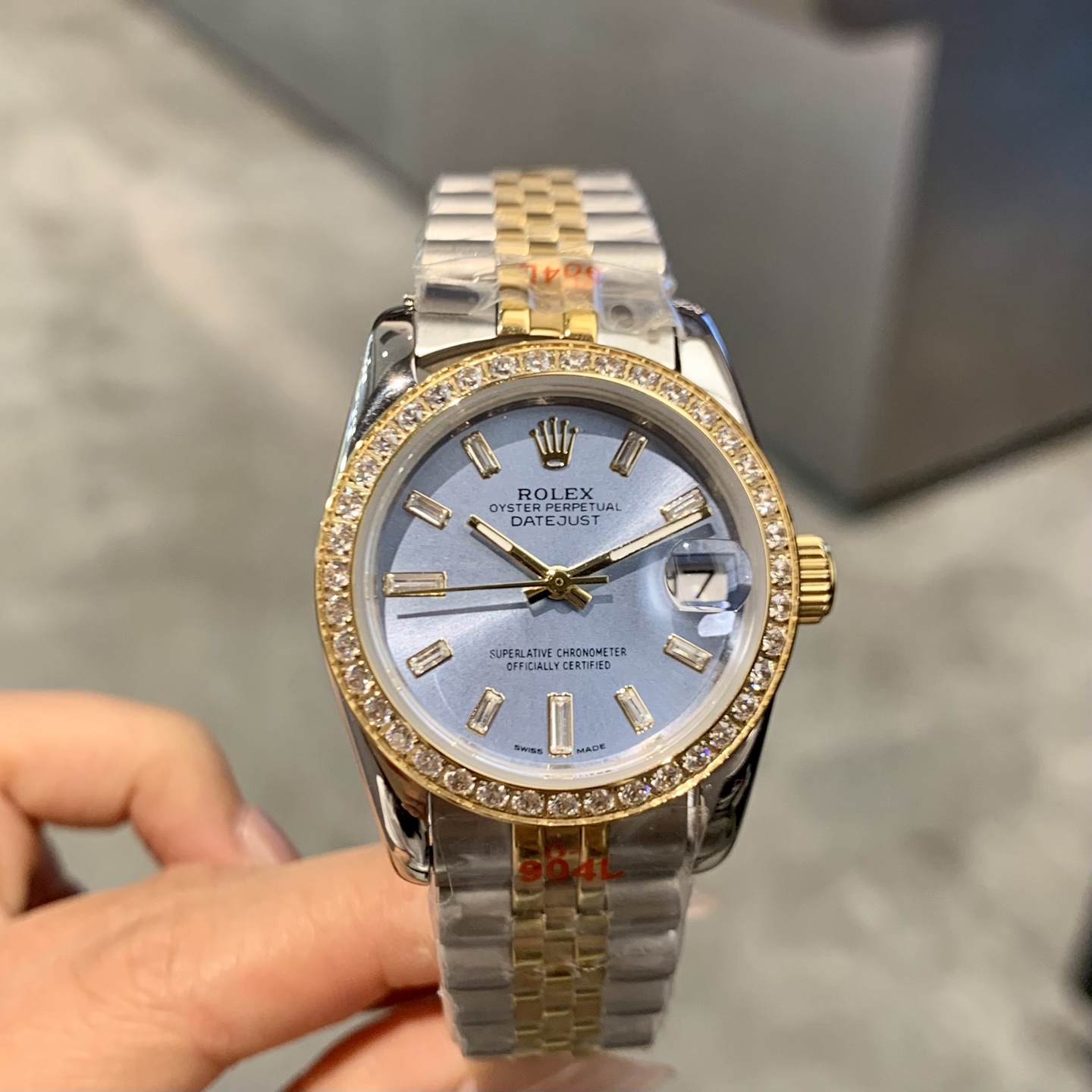 Rolex Style Blue Watches Watches Watches detail image 3 from source 765452