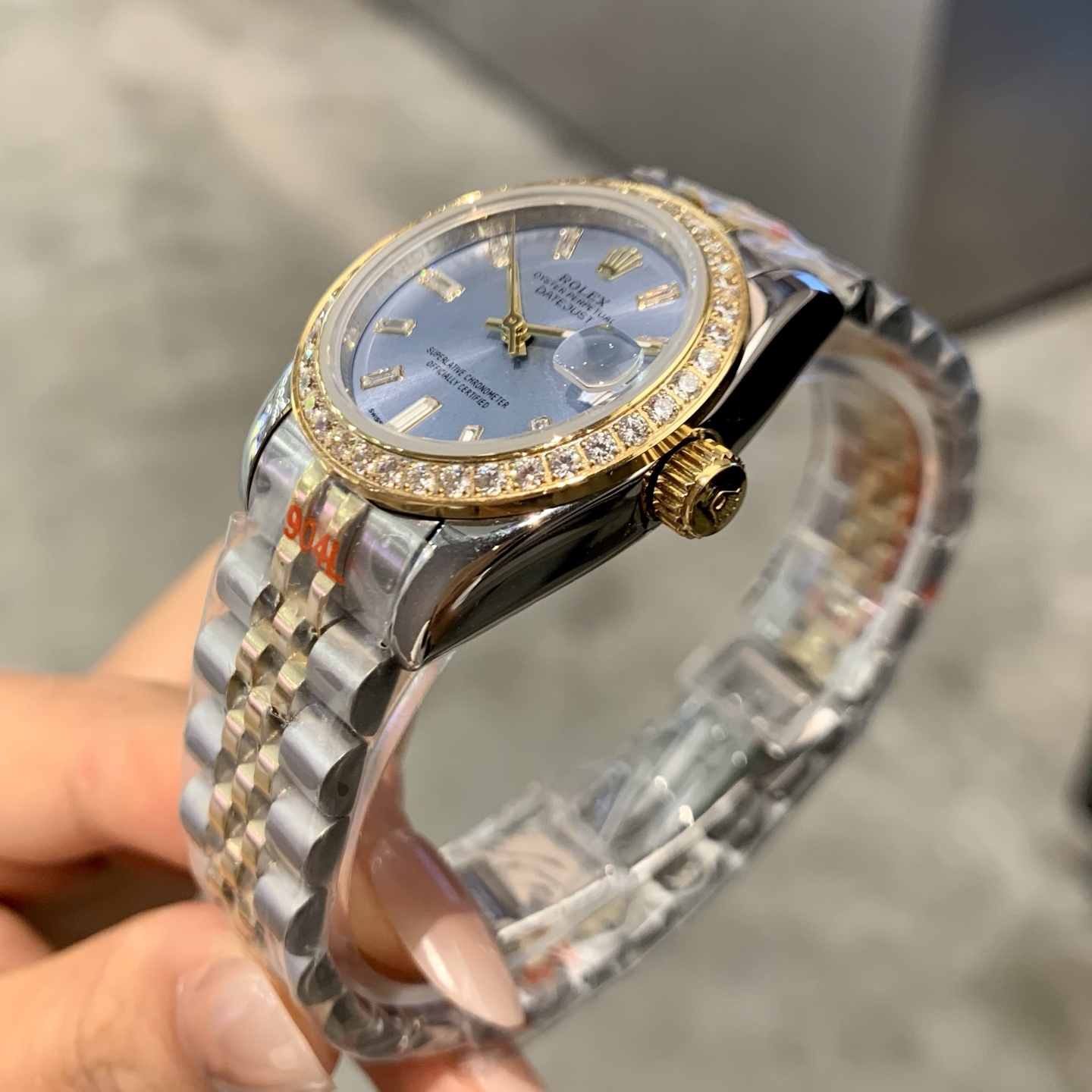 Rolex Style Blue Watches Watches Watches detail image 7 from source 765452