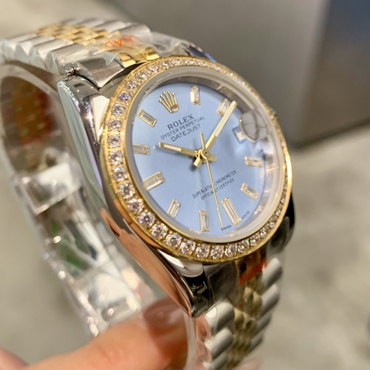 Rolex Style Blue Watches Watches Watches detail image 6 from source 765452