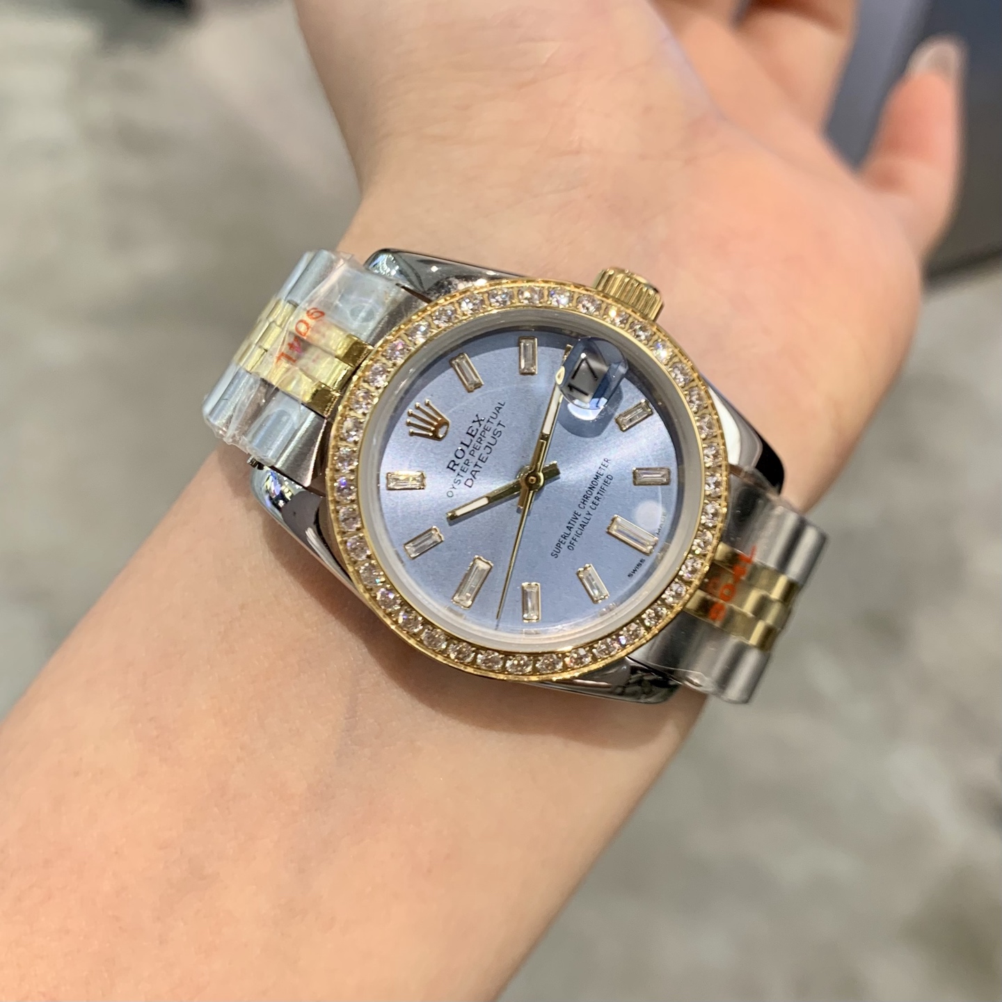 Rolex Style Blue Watches Watches Watches detail image 9 from source 765452