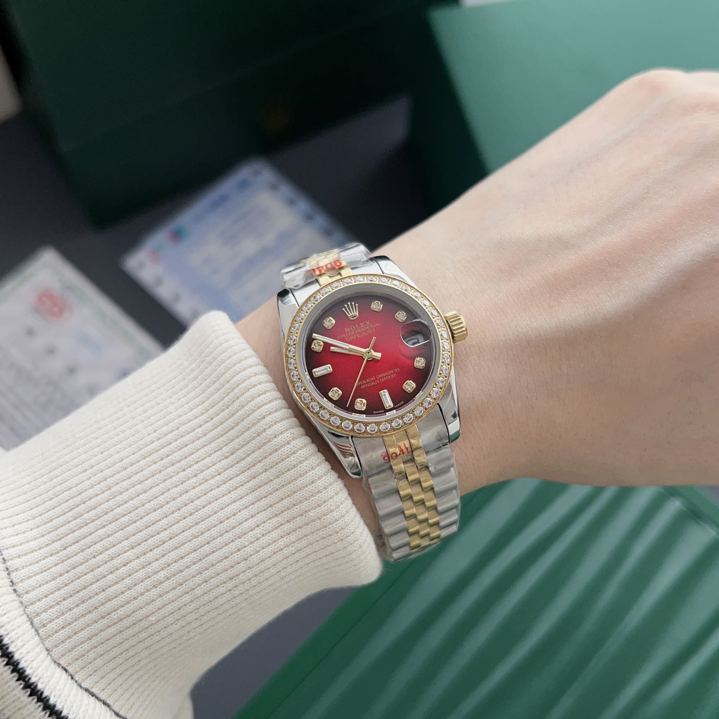 Rolex Style Green Watches Watches Watches detail image 8 from source 765440