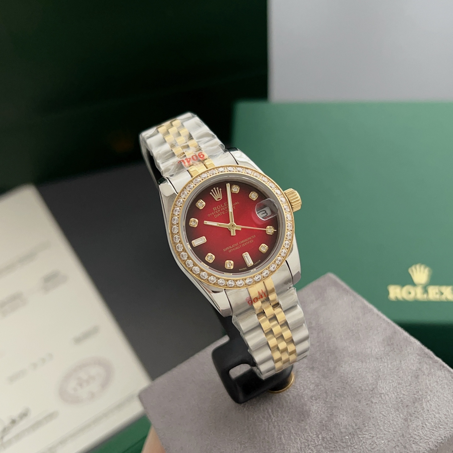 Rolex Style Green Watches Watches Watches detail image 3 from source 765440