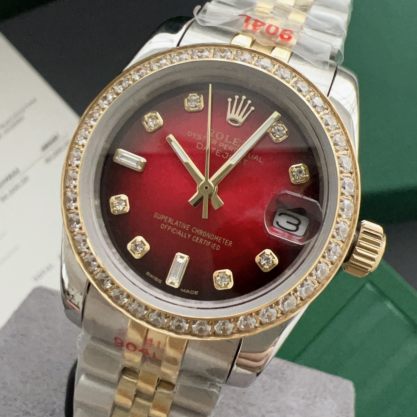 Rolex Style Green Watches Watches Watches detail image 4 from source 765440