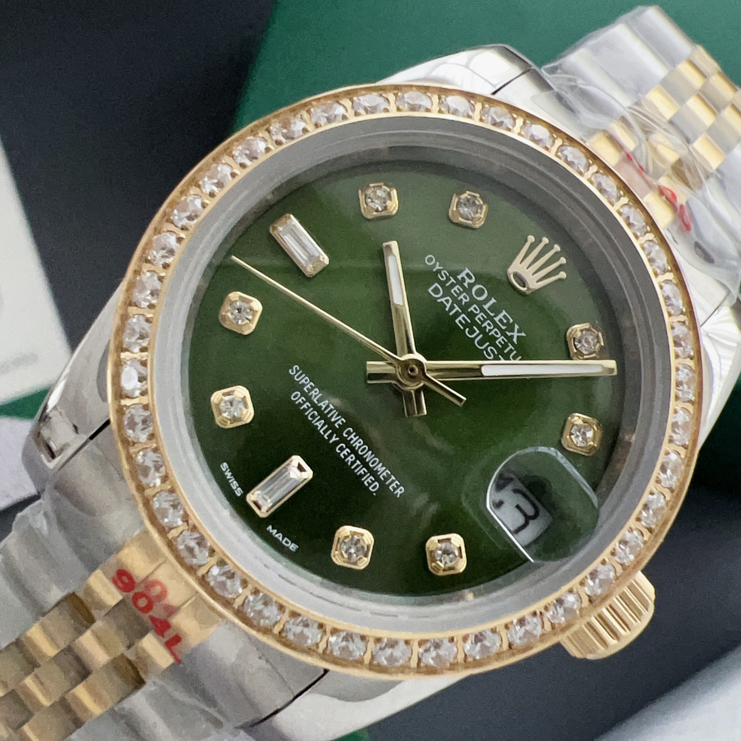 Rolex Style Green Watches Watches Watches detail image 5 from source 765442