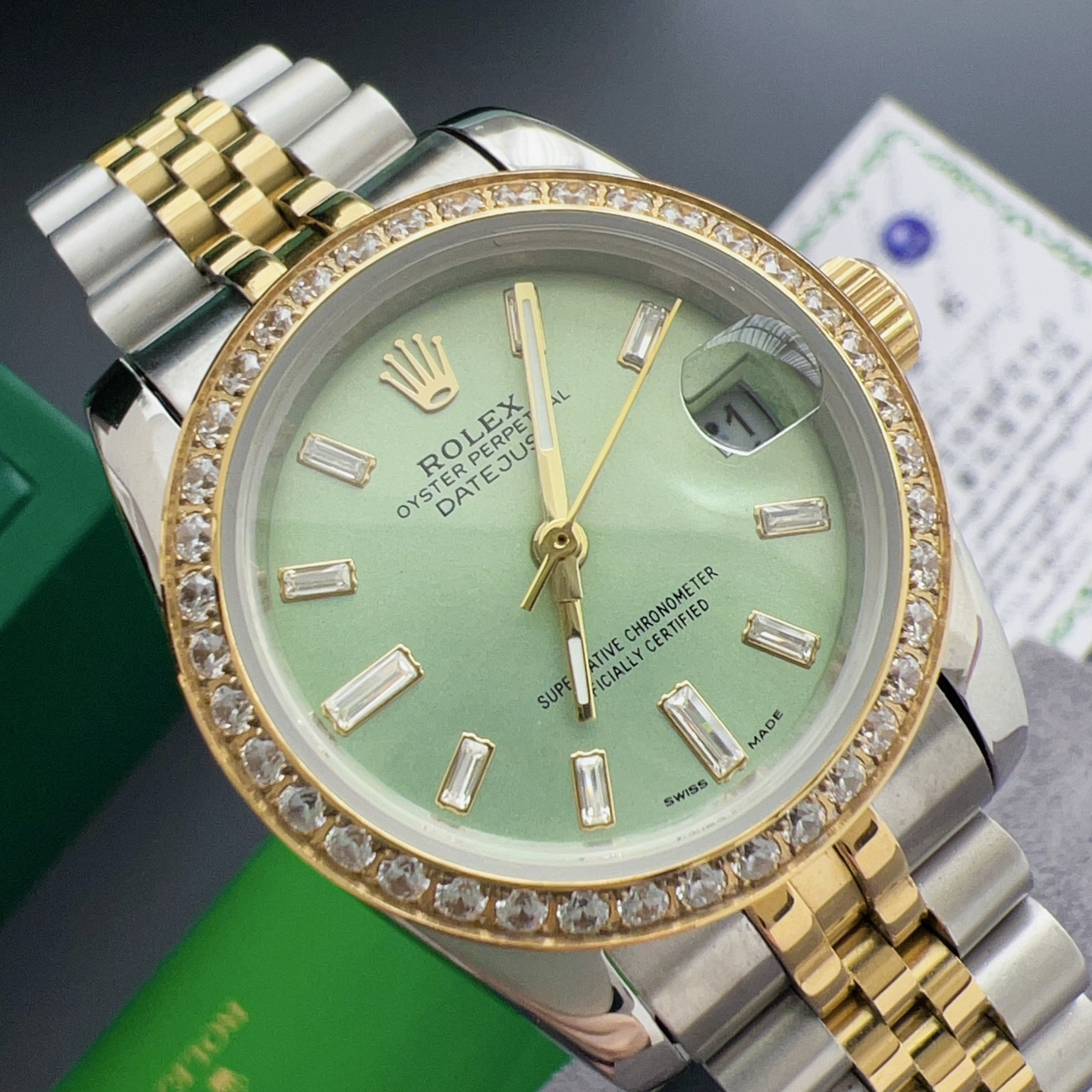 Rolex Style Blue Watches Watches Watches detail image 5 from source 765444