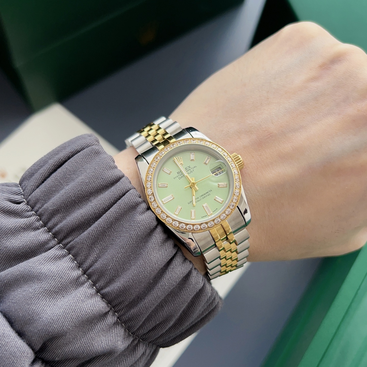 Rolex Style Blue Watches Watches Watches detail image 6 from source 765444