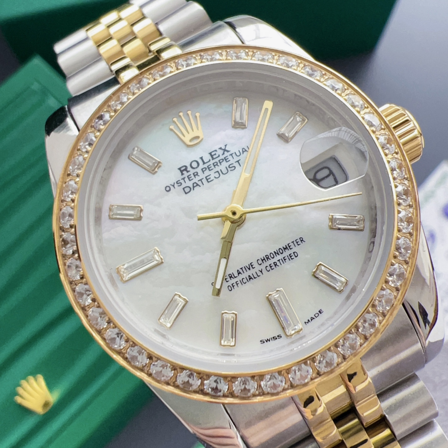 Rolex Style Blue Watches Watches Watches detail image 5 from source 765445