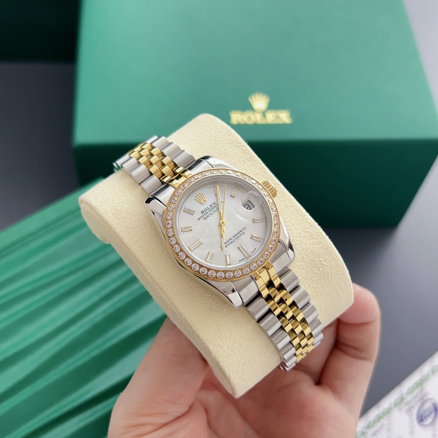 Rolex Style Blue Watches Watches Watches detail image 3 from source 765445