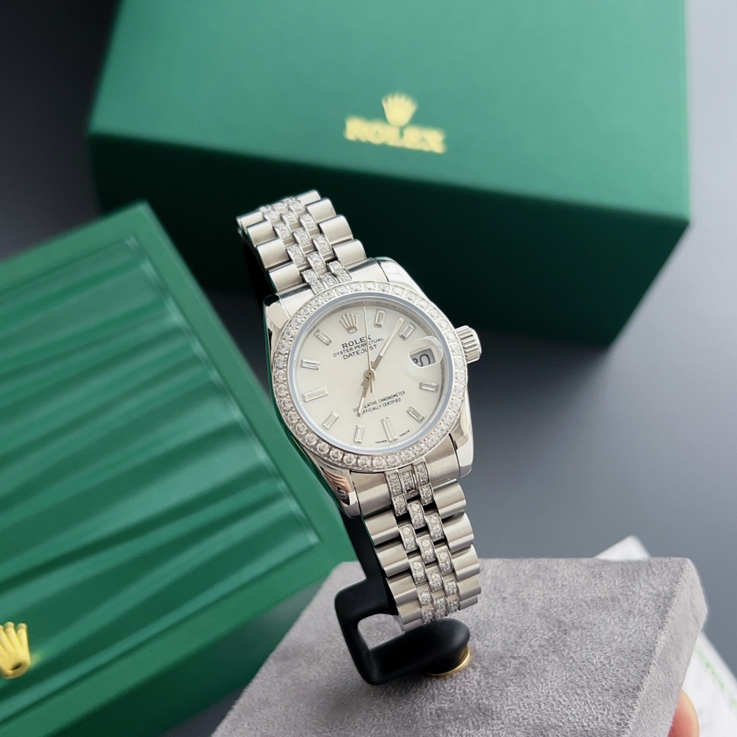 Rolex Style Black Watches Watches Watches detail image 3 from source 765450